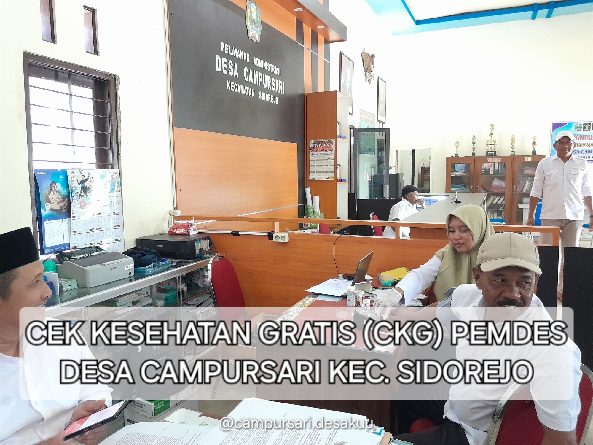 CKG DI KANTOR DESA CAMPURSARI