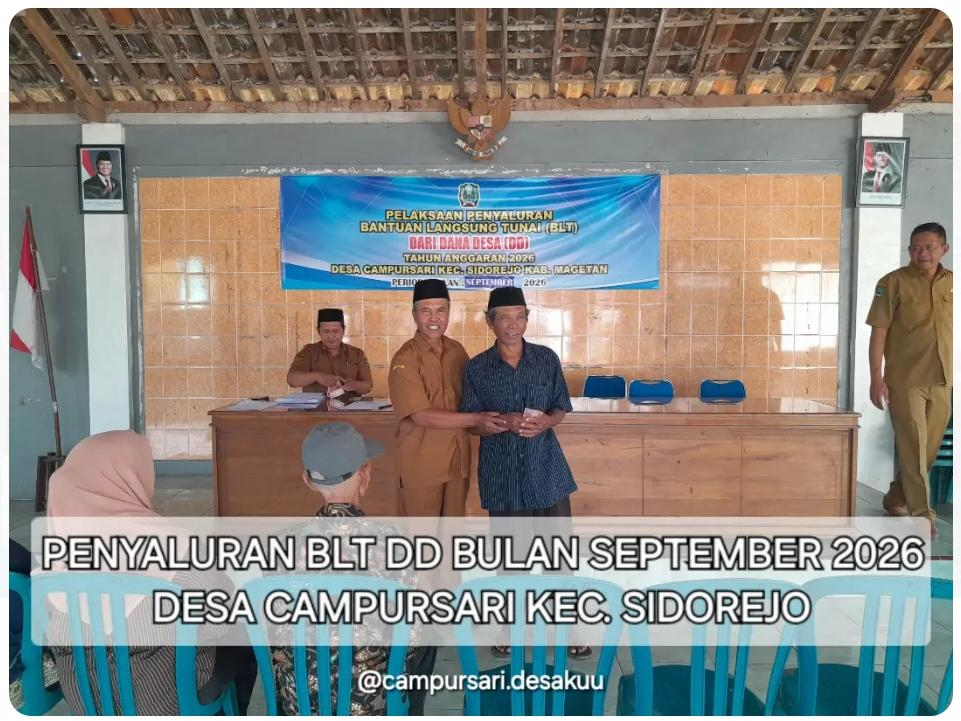PENYALURAN BLT DD BULAN SEPTEMBER 2026