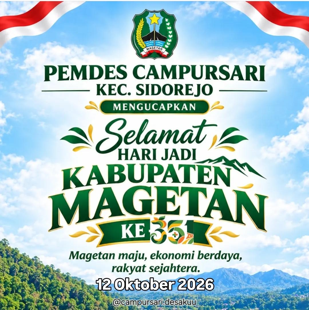 SELAMAT HARI JADI KABUPATEN MAGETAN