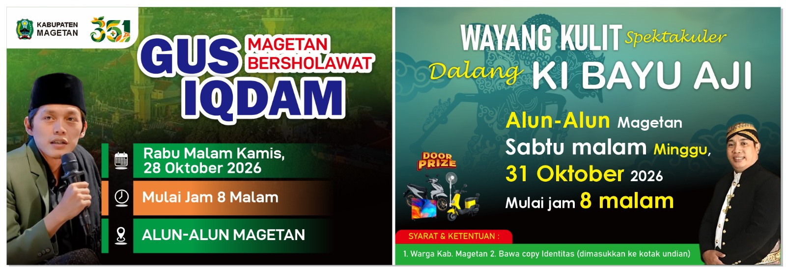 HADIRILAH SHOLAWAT DAN PAGELARAN RINGGIT PURWO DI MAGETAN