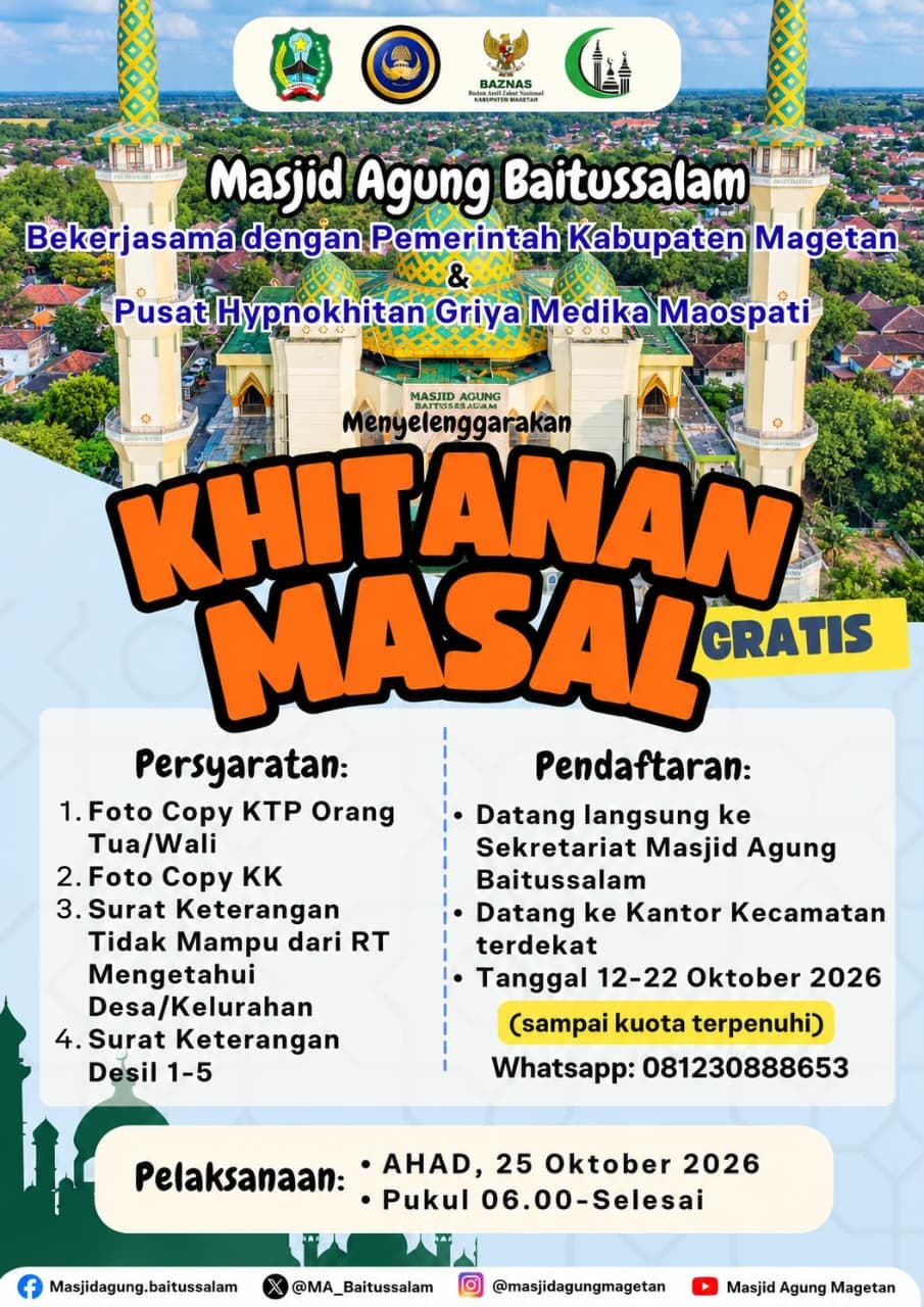 INFO KEGIATAN KHITANAN MASAL DI MAGETAN 