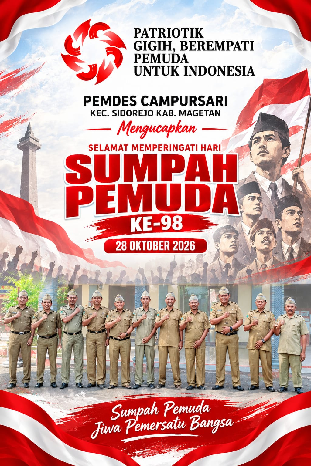 SELAMAT HARI SUMPAH PEMUDA 28 OKTOBER 2026